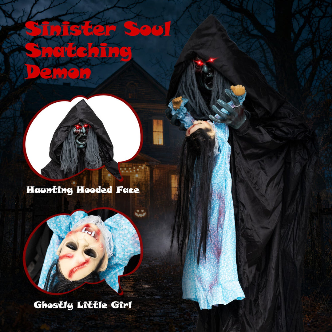 Animated Halloween Soul Sucker Decoration 7.2 ft Tall