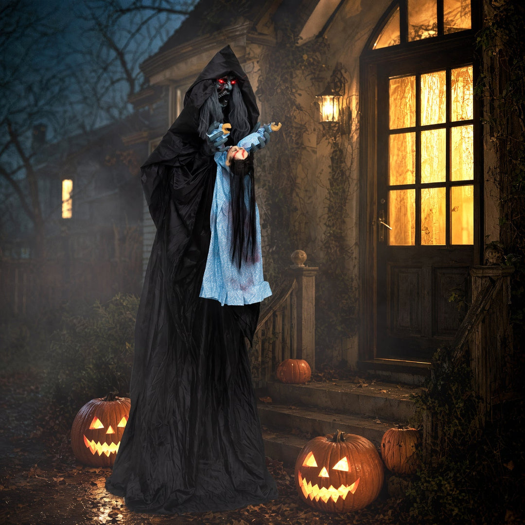 Animated Halloween Soul Sucker Decoration 7.2 ft Tall