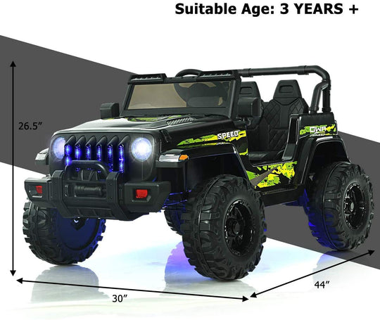 12V Kids Ride-on Jeep Car with 2.4 G Remote Control