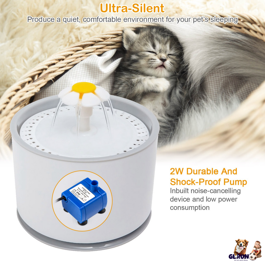 GBruno 2.4L Automatic Dog Cat Water Fountain