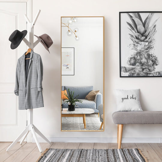 59 Inch Full Length Mirror Large Rectangle Bedroom Mirror