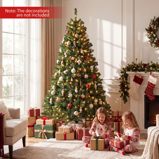 7.5/6 FT Smart Pencil Christmas Tree with Remote APP & RGB Lights Music Sync-6FT