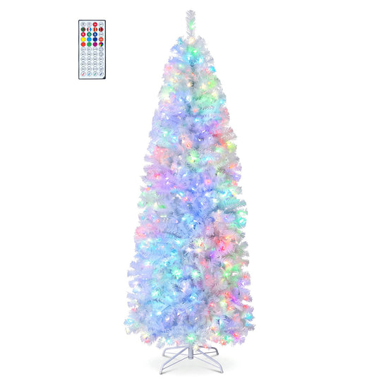 7.5 FT Smart Pencil Christmas Tree with Remote and APP