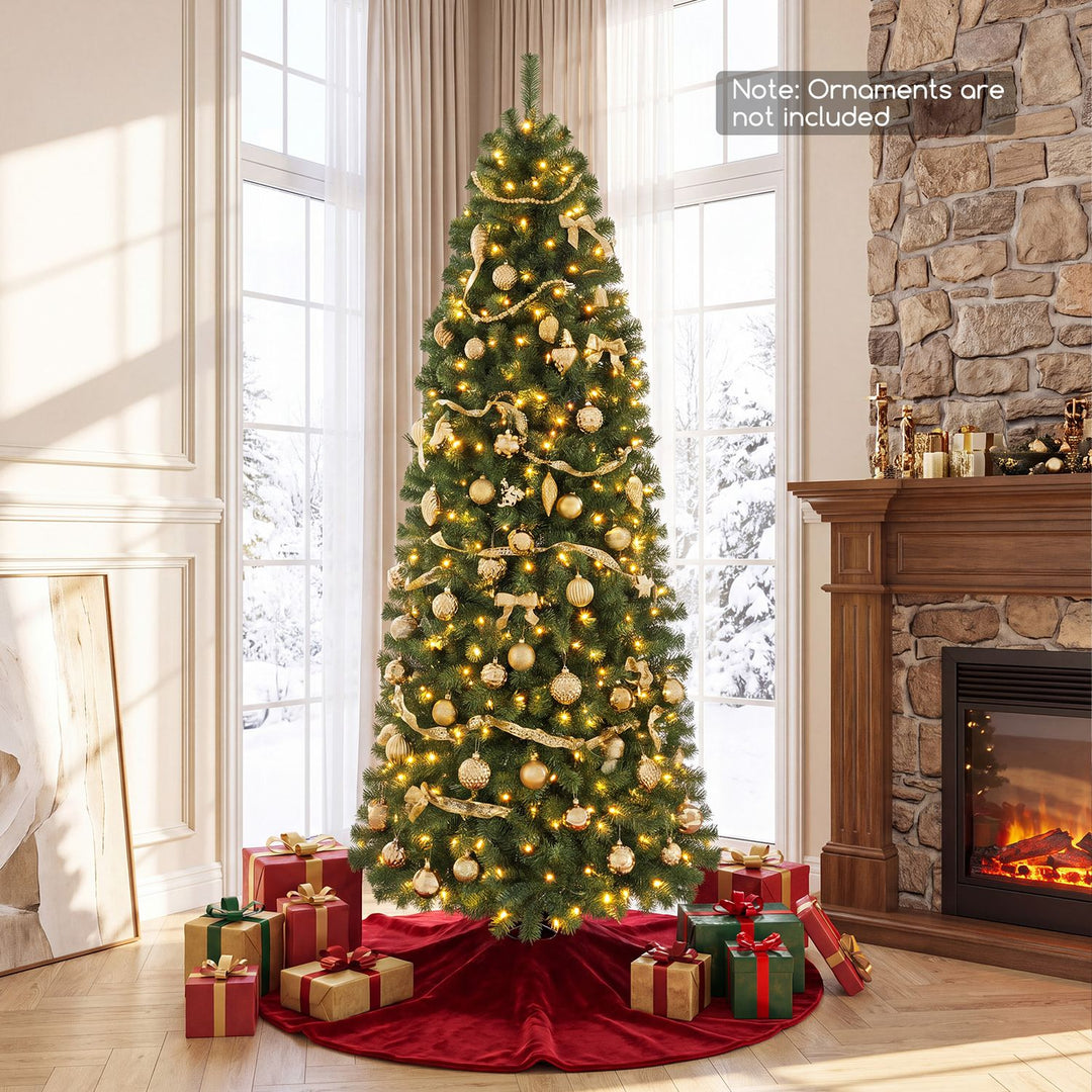 6.3 FT Smart Pencil Christmas Tree with Pre-Lit RGB LED Lights