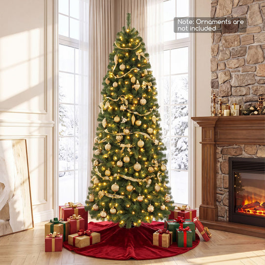 6.3 FT Smart Pencil Christmas Tree with Pre-Lit RGB LED Lights