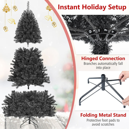 7.5 Feet Hinged Artificial Halloween Christmas Tree