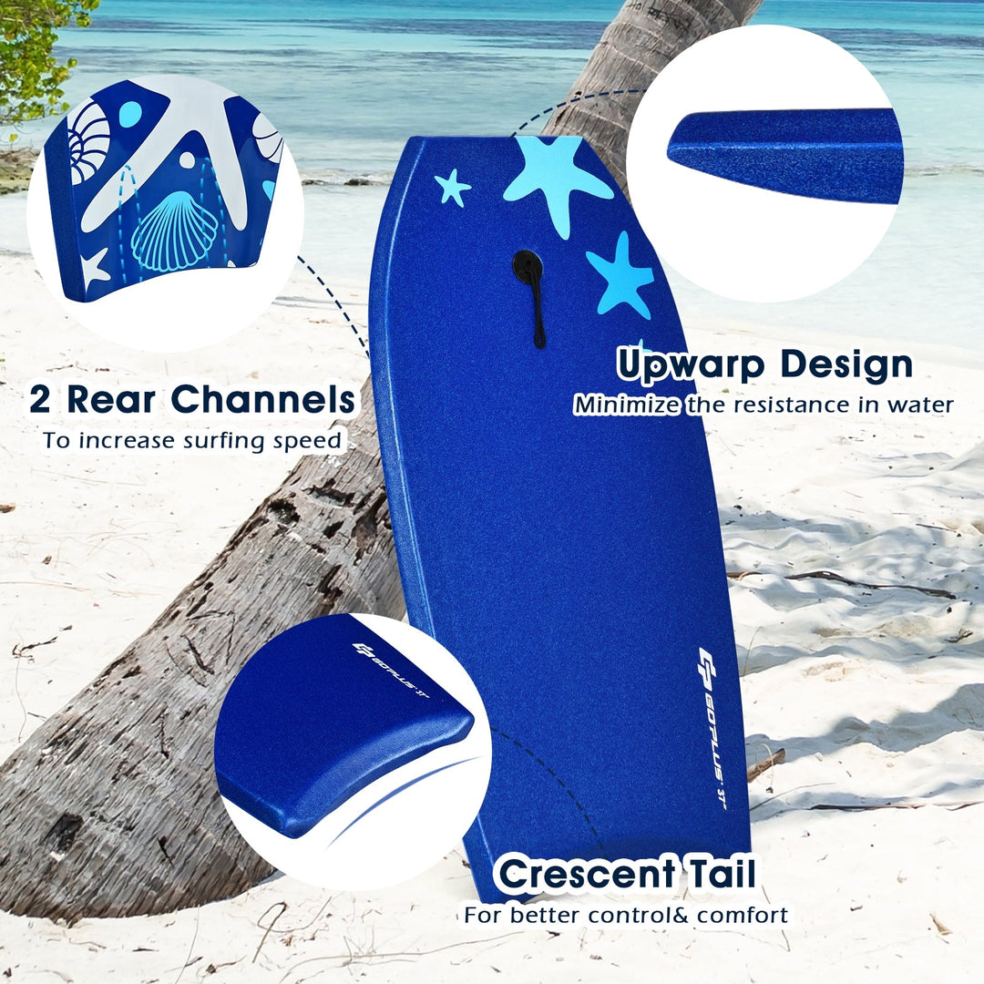 41 Inch Lightweight Super Portable Surfing Bodyboard