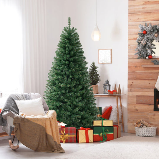 Pre-Lit Artificial Christmas Tree with LED Lights