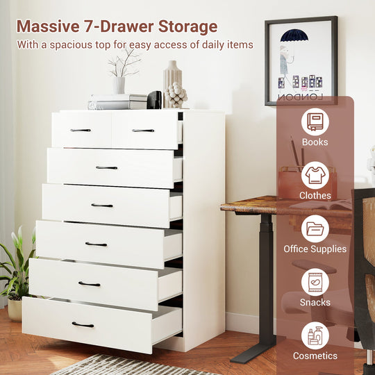 Wooden Chest of Drawers with Anti