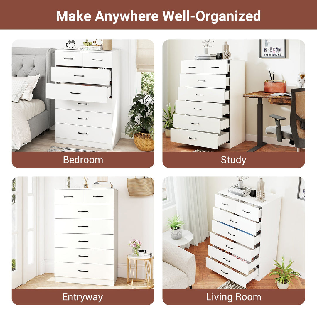 Wooden Chest of Drawers with Anti