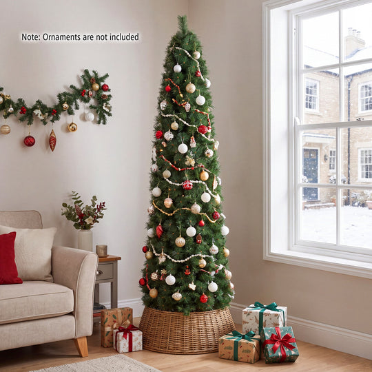 8 FT Artificial Pine Christmas Tree with 575 Branch Tips