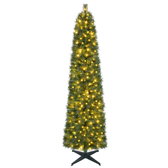 8 FT Artificial Pine Christmas Tree with 575 Branch Tips