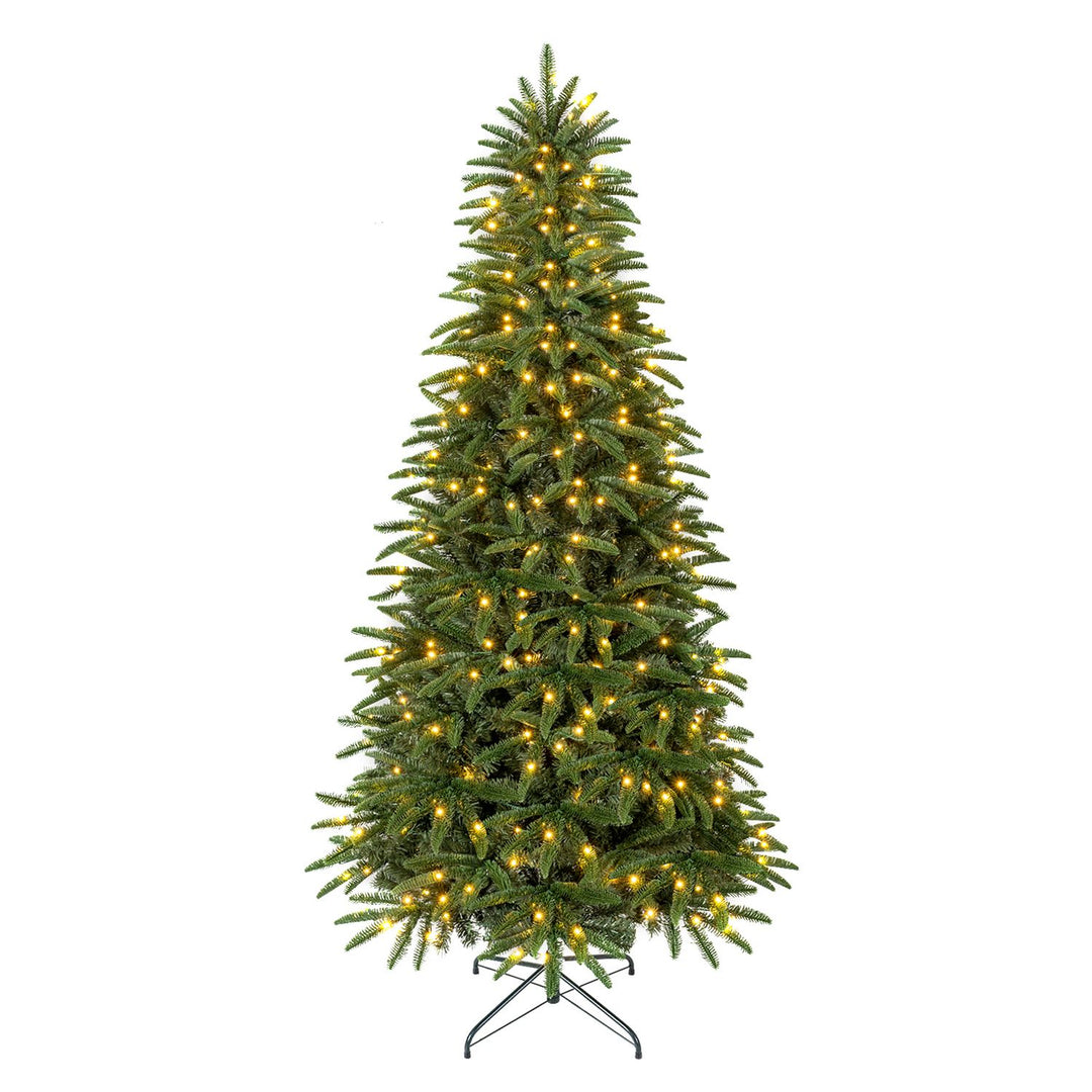 6 FT Pre-Lit Artificial Christmas Tree with 3 Gift Boxes and 780 Lush Branch Tips