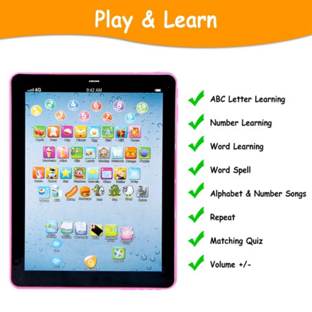 GBruno Baby Learning Tablet Educational Mini Pads