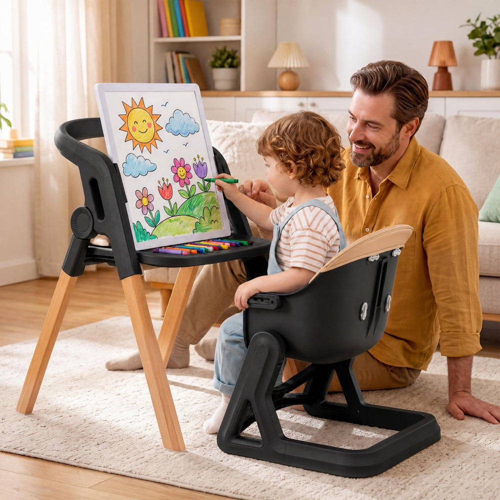 7-in-1 Convertible High Chair with Adjustable Tray