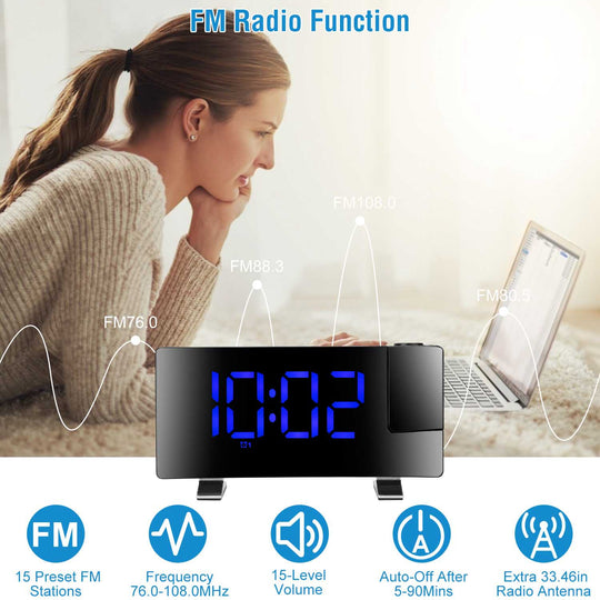 GBruno Projection Alarm Clock