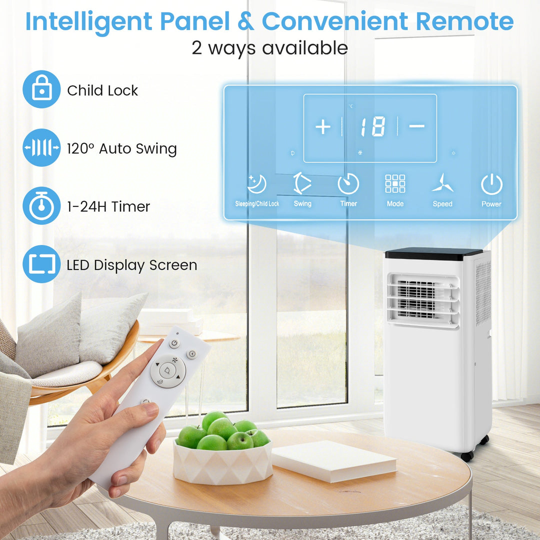 Portable Air Conditioner 8000 BTU with Remote Control
