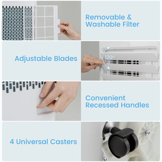 Portable Air Conditioner 8000 BTU with Remote Control