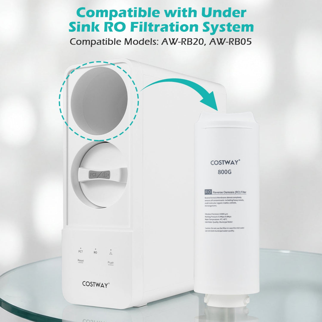 800 GPD Replacement RO Filter for AW-RB20/AW-RB05 Under-Sink Reverse Osmosis System