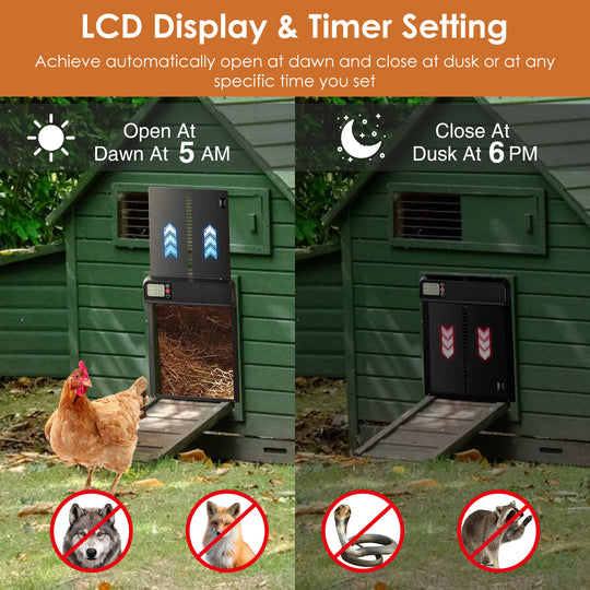 GBruno Automatic Chicken Coop Door