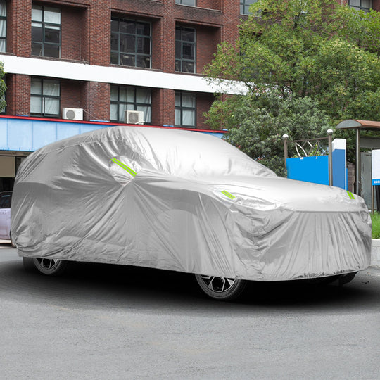Waterproof Car Cover with UV Protection and Reflective Strips