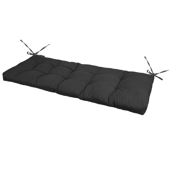 Bench Seat Cushion For Indoor Outdoor Furniture Non Slip Long Chair Cushion with Ties Strap  Swing Cushion 51.18x19.68IN For Garden Patio Balcony Entr