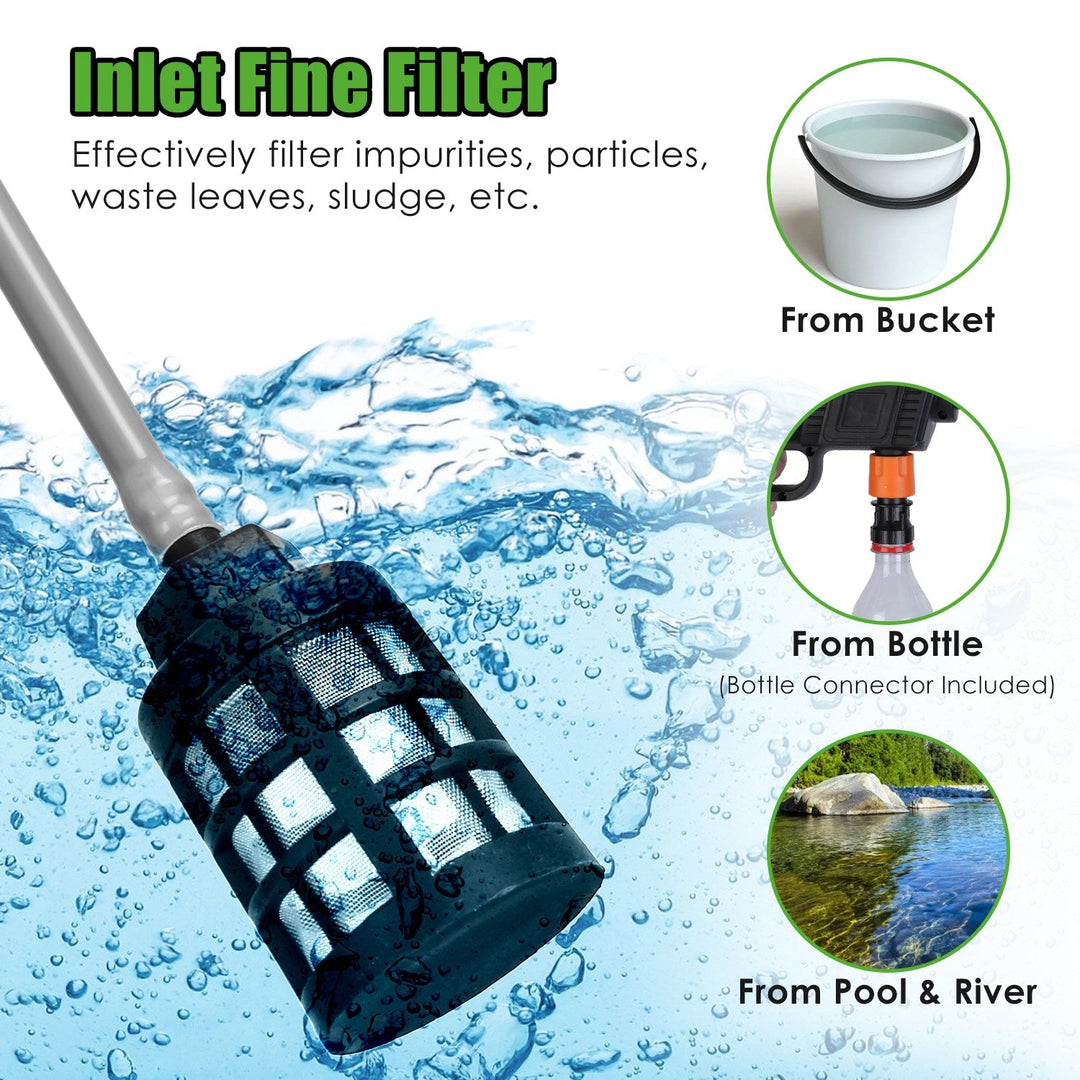 Cordless Portable Pressure Washer | 400PSI Power Cleaner with Nozzles & Foam Bottle