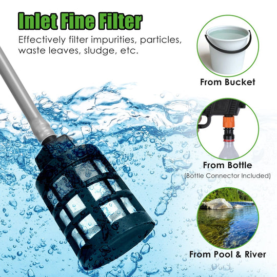 Cordless Portable Pressure Washer | 400PSI Power Cleaner with Nozzles & Foam Bottle