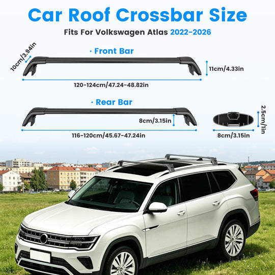 Roof Rack Cross Bars for Volkswagen Atlas 2022-2026