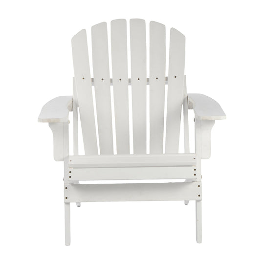 Folding Adirondack Chairs Set of 2 - Hemlock Wood Outdoor Seating