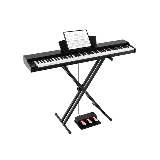 88-Key Keyboard Piano Set with Adjustable Stand
