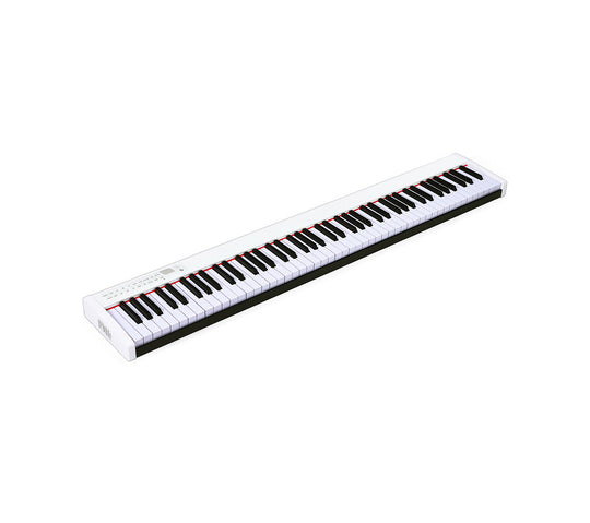 88-Key Portable Full-Size Semi-weighted Digital Piano Keyboard-White