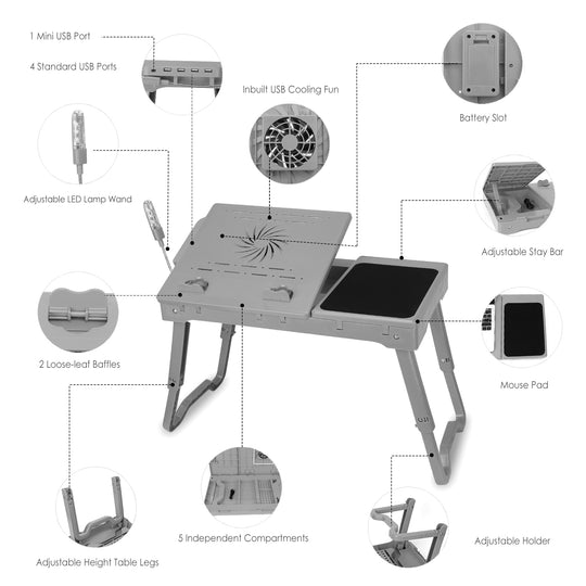 GBruno Foldable Laptop Table