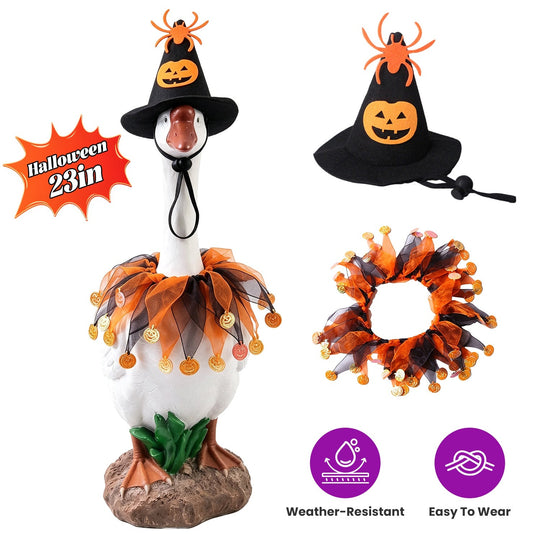 Halloween Porch Goose Costume for 23" Statue - 4 Styles