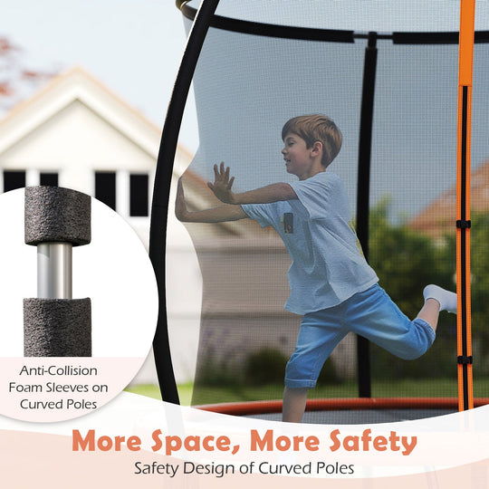 8FT Outdoor Heavy-Duty Recreational Trampoline