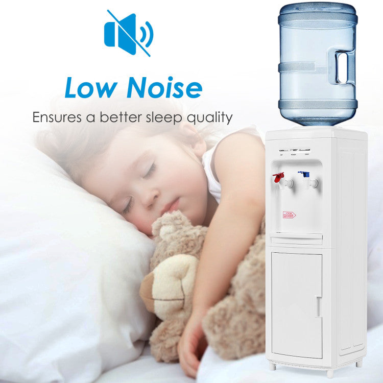 5-Gallon Hot & Cold Water Dispenser with Child Safety Lock