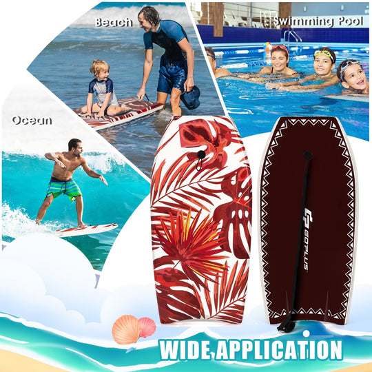 37 Inch Lightweight Surfboard With Fin EPS Core for Kids and Adults
