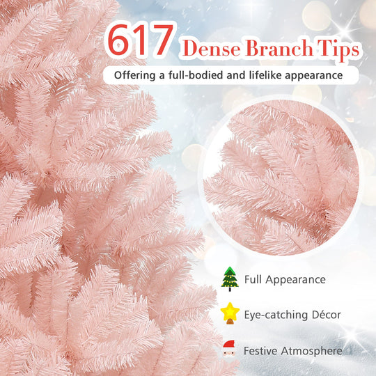 6/7 Feet Artificial Christmas Tree Hinged Full Fir Tree