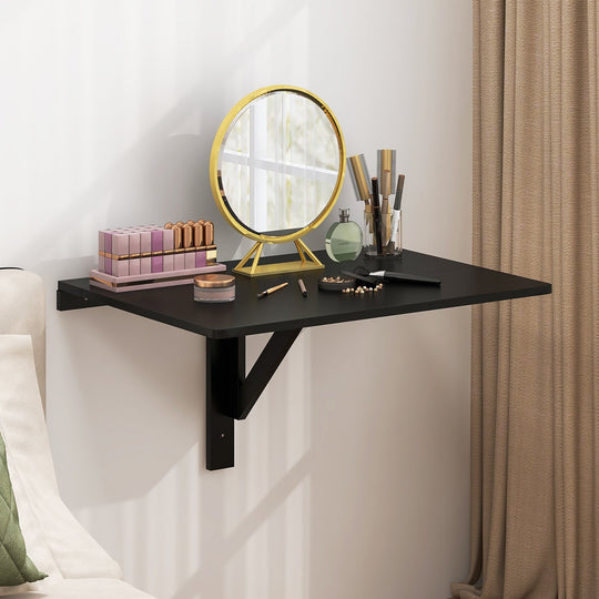 31.5 x 23.5 Inch Wall Mounted Folding Table for Small Spaces