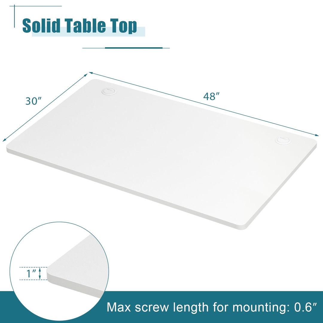 48-Inch Universal Office Desktop for Sit-Stand Desk Frames