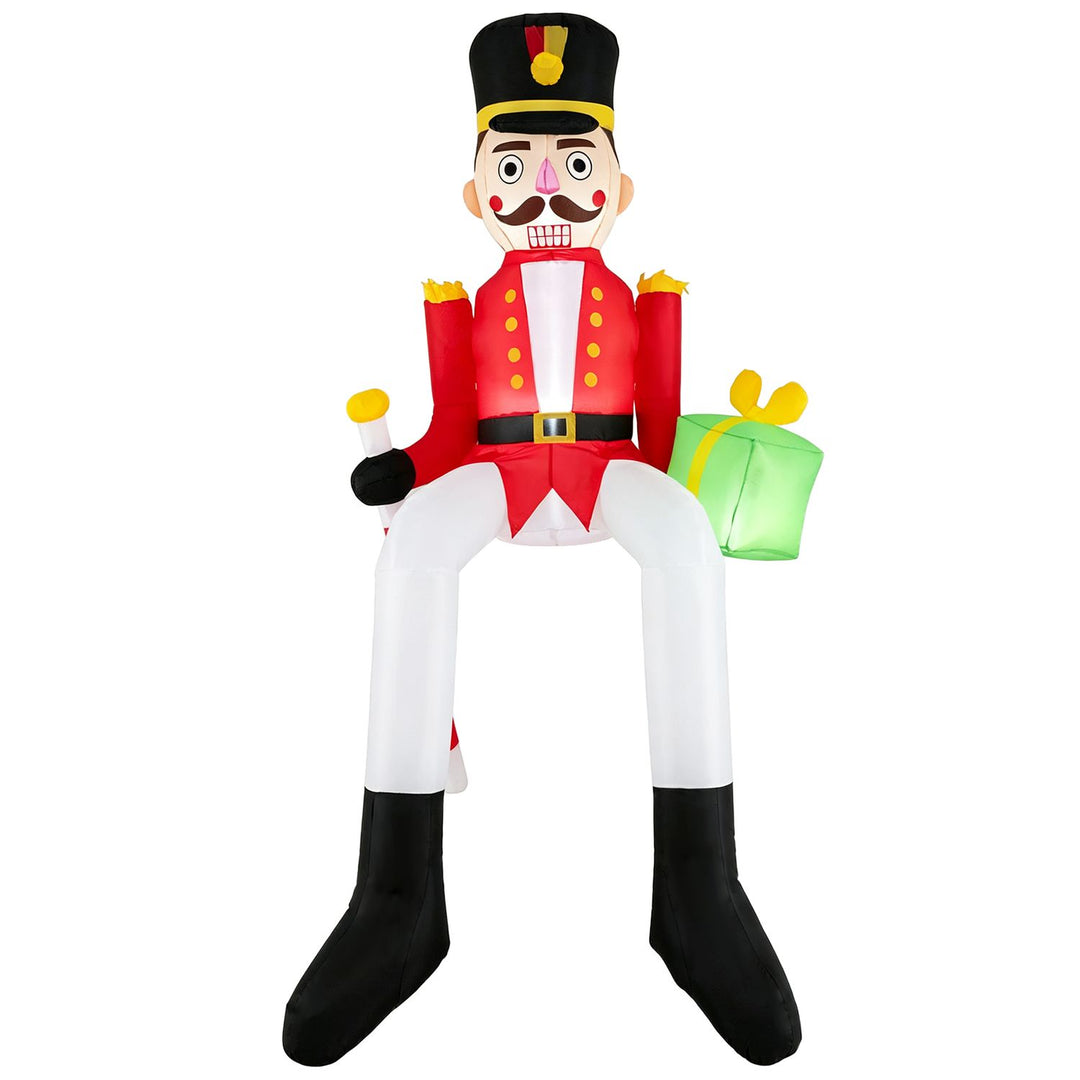 8.7 FT Inflatable Christmas Nutcracker Hanging Decoration for Holiday Decor
