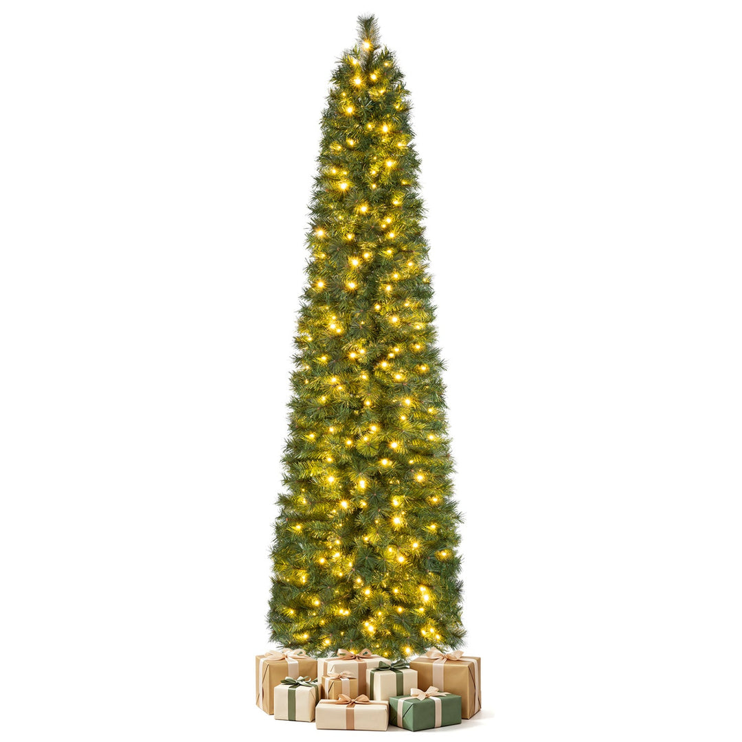 8 FT Artificial Pine Christmas Tree with 575 Branch Tips
