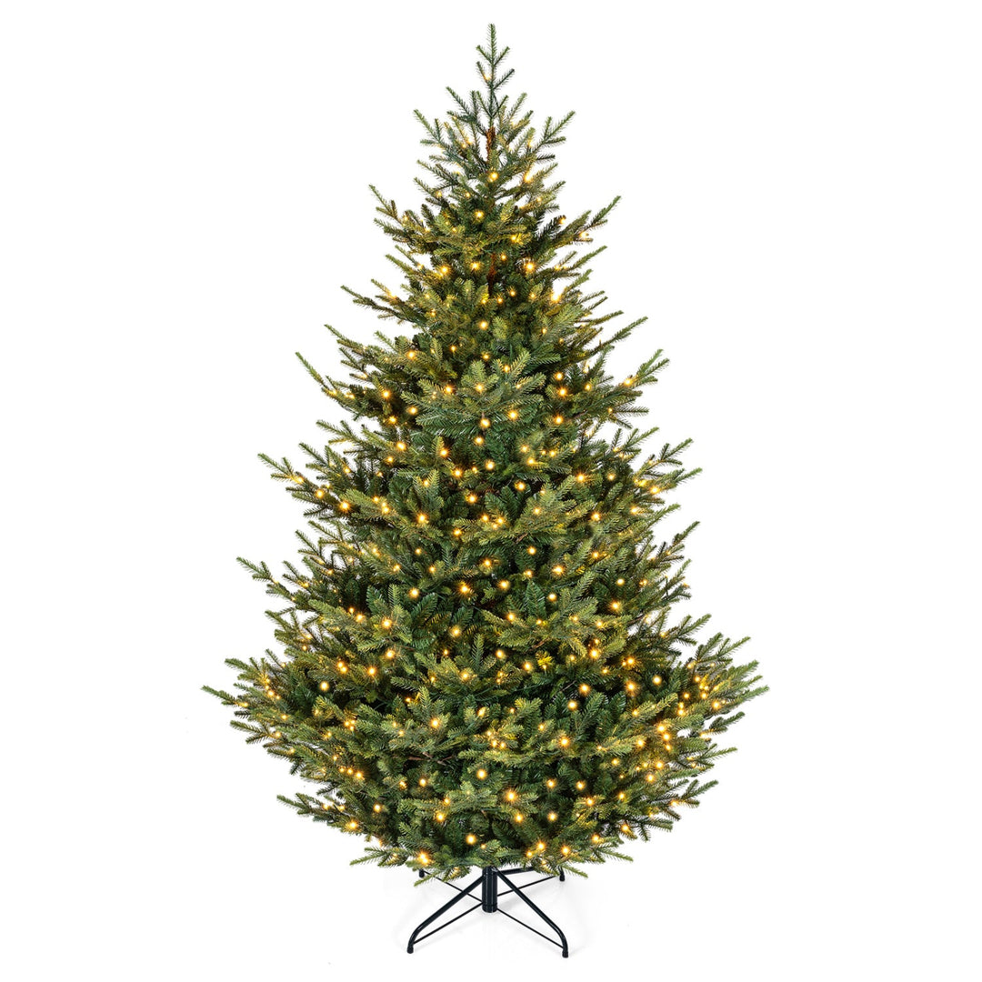 6 FT Pre-Lit Artificial Christmas Tree with 240 LED Lights