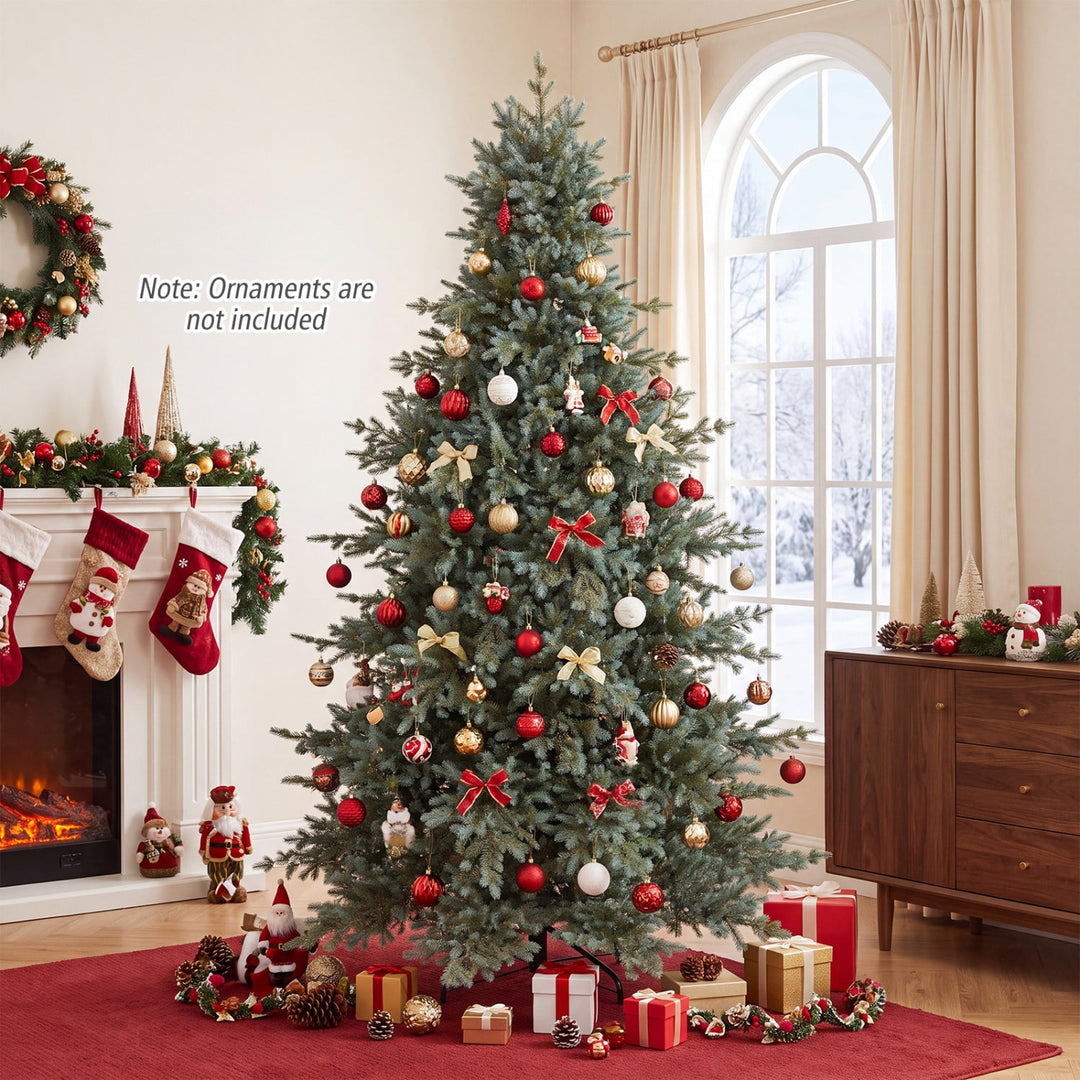 7 FT Pre-Lit Artificial Christmas Tree with 460 LED Lights