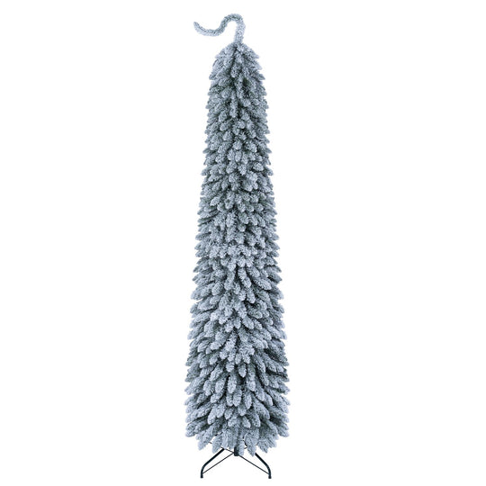 5 FT Pre-Lit Artificial Christmas Tree with Bendable Top and 110 Warm White LED Lights