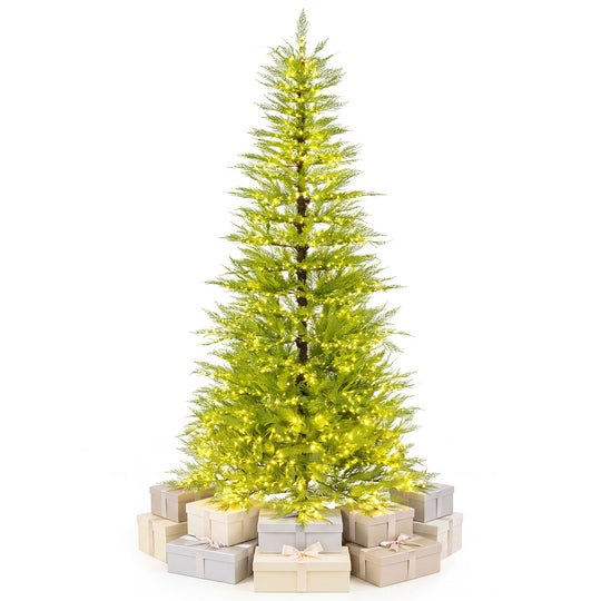 5 FT Pre-Lit Artificial Christmas Tree with 670 Warm White Lights