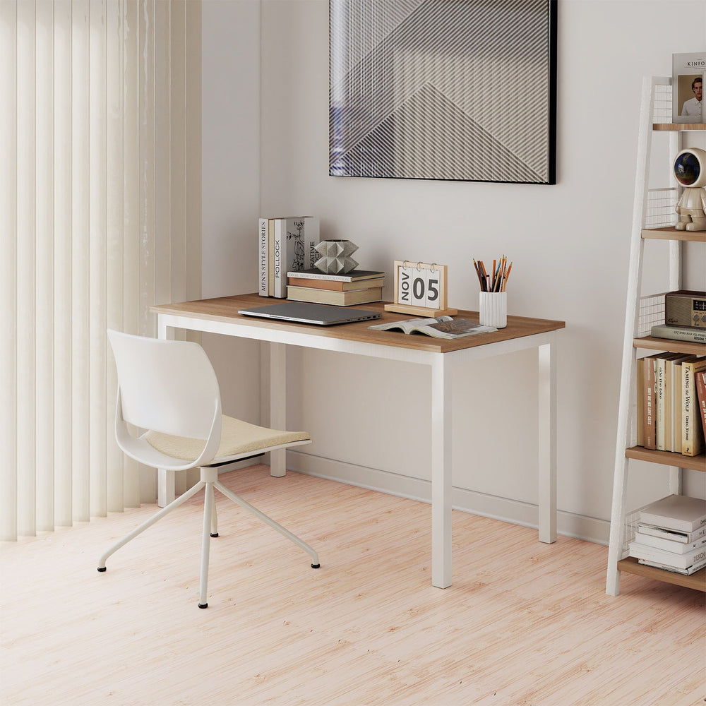 8 Pieces EVA Foam Floor Tiles with Wood Texture