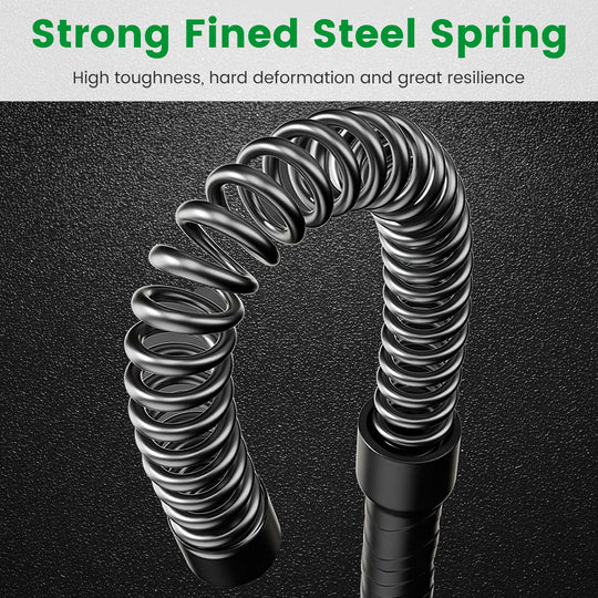 1Pair Ropeless Battle Ropes for Home Portable Compact Workout Exercise Training Battle Rope With Waist Strap for Women Men Strength Training Spring Ba