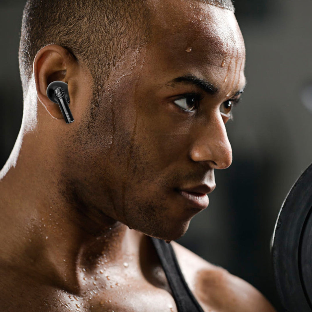 Waterproof Wireless 5.0 TWS Earbuds Wireless Headsets w/ Magnetic Charging Case Battery Remain Display For Sport Running Driving Working