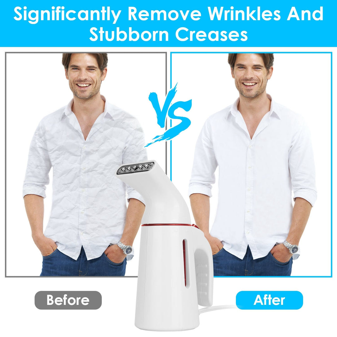 700W Garments Steamer Portable Handheld Steamer Travel Electric Steamer for Garments Clothing Wrinkles Remover 30S Heat Up 150ML Water Tank